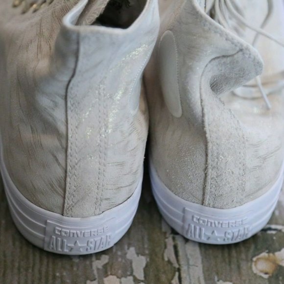 CONVERSE Chuck TAYLOR All Star SHIMMER SUEDE Shoes - Picture 4 of 6